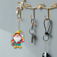 Load image into Gallery viewer, 5 Pcs Double Sided Diamond Painting Keychain for Beginners Adults (Garden Gnome)
