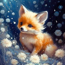 Load image into Gallery viewer, Fox On Clouds 30*30CM(Canvas) Full Round Drill Diamond Painting
