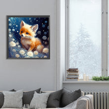 Load image into Gallery viewer, Fox On Clouds 30*30CM(Canvas) Full Round Drill Diamond Painting
