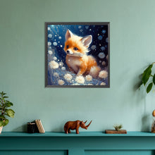 Load image into Gallery viewer, Fox On Clouds 30*30CM(Canvas) Full Round Drill Diamond Painting
