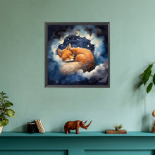 Load image into Gallery viewer, Fox On Clouds 30*30CM(Canvas) Full Round Drill Diamond Painting
