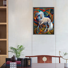 Load image into Gallery viewer, White Horse 40*55CM(Picture) Full AB Round Drill Diamond Painting
