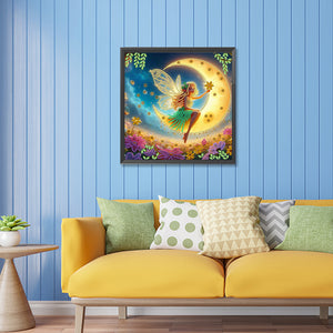 Moon Elf 30*30CM(Canvas) Partial Special Shaped Drill Diamond Painting