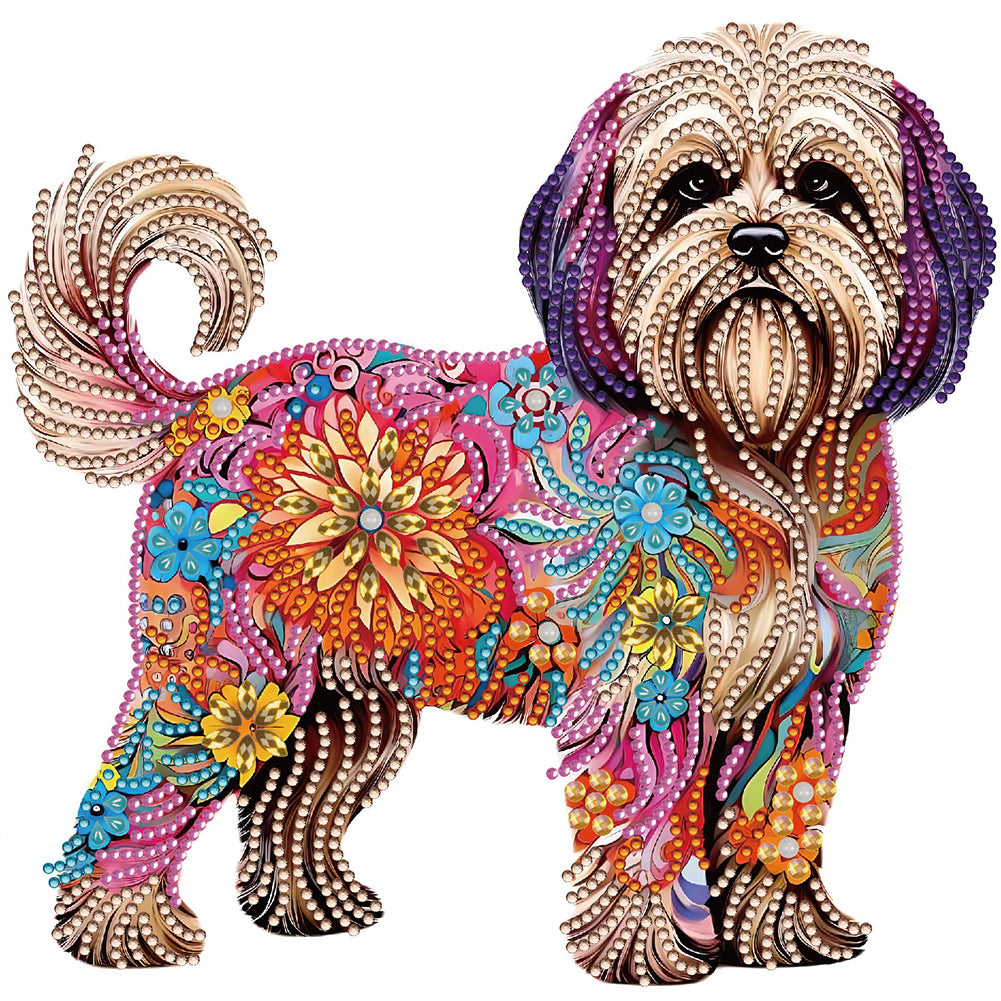 Color Puppy 30*30CM(Canvas) Partial Special Shaped Drill Diamond Painting