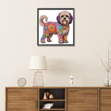 Load image into Gallery viewer, Color Puppy 30*30CM(Canvas) Partial Special Shaped Drill Diamond Painting
