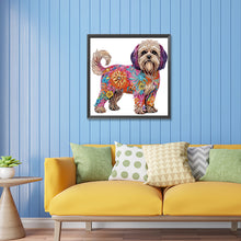 Load image into Gallery viewer, Color Puppy 30*30CM(Canvas) Partial Special Shaped Drill Diamond Painting
