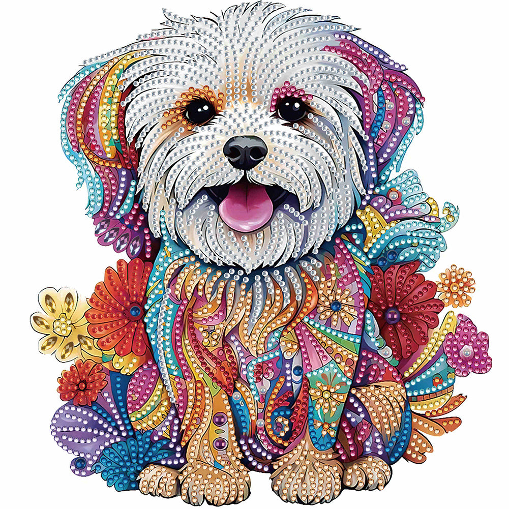 Color Puppy 30*30CM(Canvas) Partial Special Shaped Drill Diamond Painting