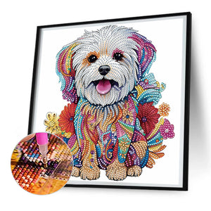 Color Puppy 30*30CM(Canvas) Partial Special Shaped Drill Diamond Painting