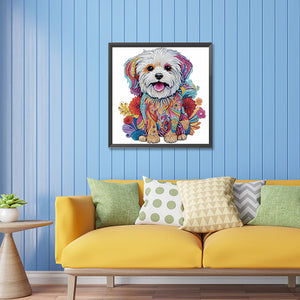 Color Puppy 30*30CM(Canvas) Partial Special Shaped Drill Diamond Painting