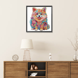 Color Puppy 30*30CM(Canvas) Partial Special Shaped Drill Diamond Painting