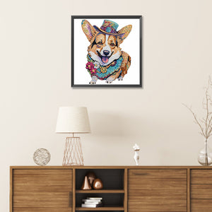 Color Puppy 30*30CM(Canvas) Partial Special Shaped Drill Diamond Painting