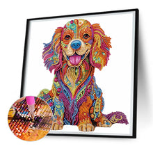 Load image into Gallery viewer, Color Puppy 30*30CM(Canvas) Partial Special Shaped Drill Diamond Painting
