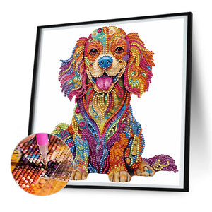 Color Puppy 30*30CM(Canvas) Partial Special Shaped Drill Diamond Painting