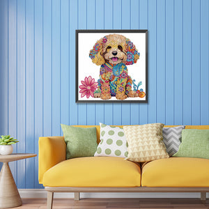 Color Puppy 30*30CM(Canvas) Partial Special Shaped Drill Diamond Painting