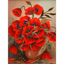 Load image into Gallery viewer, Poppy Bouquet 30*40CM(Canvas) Full Round Drill Diamond Painting
