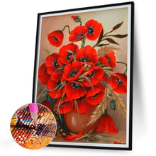 Load image into Gallery viewer, Poppy Bouquet 30*40CM(Canvas) Full Round Drill Diamond Painting
