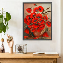 Load image into Gallery viewer, Poppy Bouquet 30*40CM(Canvas) Full Round Drill Diamond Painting
