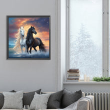 Load image into Gallery viewer, Horses 30*30CM(Canvas) Full Round Drill Diamond Painting
