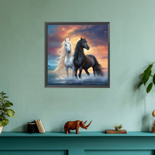 Load image into Gallery viewer, Horses 30*30CM(Canvas) Full Round Drill Diamond Painting
