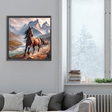 Load image into Gallery viewer, Horses 30*30CM(Canvas) Full Round Drill Diamond Painting
