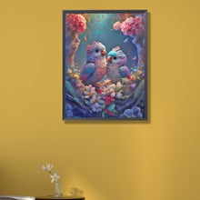 Load image into Gallery viewer, A Pair Of Colorful Lovebirds 40*55CM(Picture) Full AB Round Drill Diamond Painting
