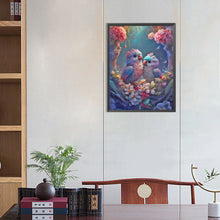 Load image into Gallery viewer, A Pair Of Colorful Lovebirds 40*55CM(Picture) Full AB Round Drill Diamond Painting
