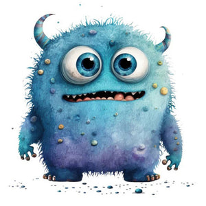 Monster - 50*50CM 11CT Stamped Cross Stitch