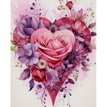 Load image into Gallery viewer, Love Flowers - 40*50CM 14CT Stamped Cross Stitch
