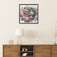 Load image into Gallery viewer, Gorgeous Dragon 30*30CM(Canvas) Partial Special Shaped Drill Diamond Painting
