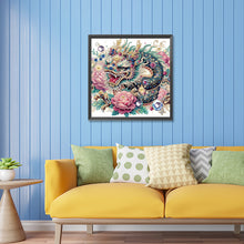 Load image into Gallery viewer, Gorgeous Dragon 30*30CM(Canvas) Partial Special Shaped Drill Diamond Painting
