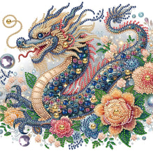 Load image into Gallery viewer, Gorgeous Dragon 30*30CM(Canvas) Partial Special Shaped Drill Diamond Painting
