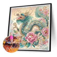 Load image into Gallery viewer, Gorgeous Dragon 30*30CM(Canvas) Partial Special Shaped Drill Diamond Painting
