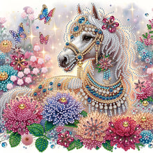 Load image into Gallery viewer, Gorgeous Horse 30*30CM(Canvas) Partial Special Shaped Drill Diamond Painting
