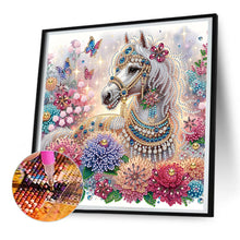 Load image into Gallery viewer, Gorgeous Horse 30*30CM(Canvas) Partial Special Shaped Drill Diamond Painting
