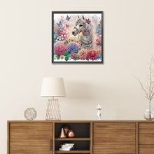 Load image into Gallery viewer, Gorgeous Horse 30*30CM(Canvas) Partial Special Shaped Drill Diamond Painting
