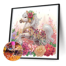 Load image into Gallery viewer, Gorgeous Horse 30*30CM(Canvas) Partial Special Shaped Drill Diamond Painting
