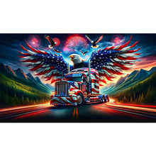 Load image into Gallery viewer, American Eagle 70*40CM(Canvas) Full Round Drill Diamond Painting
