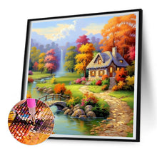 Load image into Gallery viewer, Garden House 30*30CM(Canvas) Full Round Drill Diamond Painting
