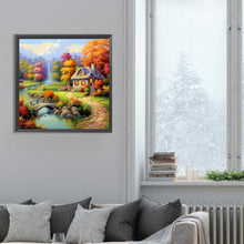 Load image into Gallery viewer, Garden House 30*30CM(Canvas) Full Round Drill Diamond Painting
