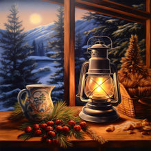 Load image into Gallery viewer, Warm Oil Lamp 30*30CM(Canvas) Full Round Drill Diamond Painting
