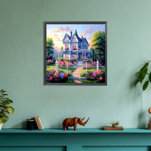 Load image into Gallery viewer, Garden House 30*30CM(Canvas) Full Round Drill Diamond Painting
