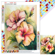 Load image into Gallery viewer, Hibiscus Flower 30*40CM(Canvas) Full Square Drill Diamond Painting
