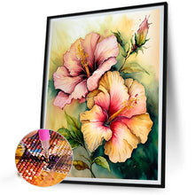 Load image into Gallery viewer, Hibiscus Flower 30*40CM(Canvas) Full Square Drill Diamond Painting
