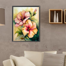 Load image into Gallery viewer, Hibiscus Flower 30*40CM(Canvas) Full Square Drill Diamond Painting
