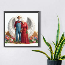 Load image into Gallery viewer, Angel Old Couple 45*45CM(Canvas) Full Square Drill Diamond Painting
