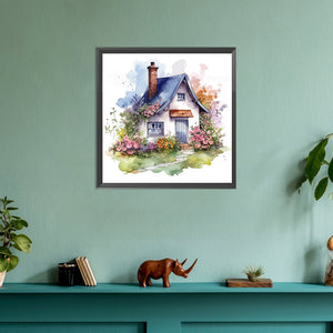 Country Cabin 30*30CM(Canvas) Full Round Drill Diamond Painting