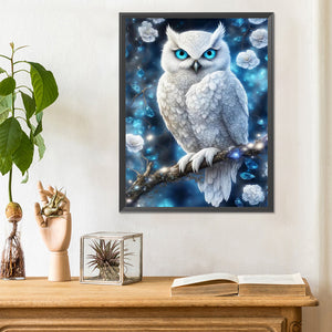 Owl 30*40CM(Canvas) Full Round Drill Diamond Painting