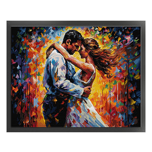 Fall In Love - 63*52CM 14CT Stamped Cross Stitch