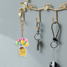 Load image into Gallery viewer, 15PCS Double Sided Diamond Painting Keychain for Beginners (Cartoon Animals)
