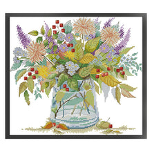 Load image into Gallery viewer, Autumn Colors - 36*32CM 14CT Stamped Cross Stitch
